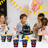 Icasy 30 Packs Among Game Party Popcorn Boxes, Among Game Theme Party Favors Supplies Popcorn Snack Candy Container Treat Boxes Decorations for Birthday Space Theater Themed Movie Nights Carnivals